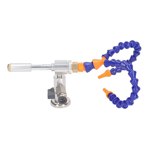Luftkühlungspistolen-Set, Kaltluft-Kühlpistolen-Set, Kaltluftpistole mit Rohr, Luftkühlungspistole, Kaltluftpistole aus Aluminiumlegierung mit Flexiblem Doppelendrohr und von Jeffergarden
