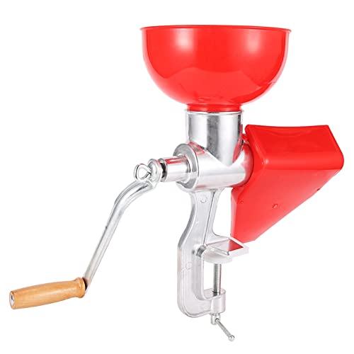 Manueller Entsafter aus Aluminiumlegierung & rostfreier Edelstahl multifunktionaler Fruchtpresse für Obst Gemüse Tomaten Zitrusfrüchte ideal zum Camping und Reisen von Jeffergarden