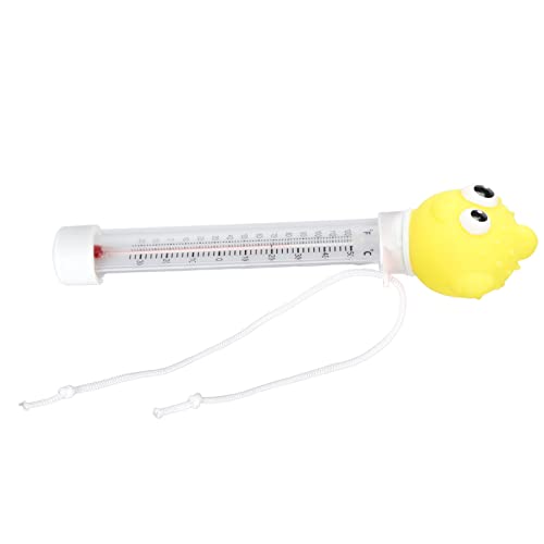 Schwimmendes Wassertemperaturmessgerät, PVC, Große Zahl, Klares Schwimmbad-Schwimmthermometer, Dekorativ für Fischteich (Typ 5) von Jeffergarden