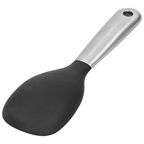 Rice Paddle Dishwasher Safe Pfannenlöffel aus Silikon Reispaddel, Antihaft-Haushaltsküchengeräte mit rutschfestem Griff Hohe Härte Hochtemperaturbeständigkeit Küchenreis-Spatel-Utensilien-Set von Jeffergarden