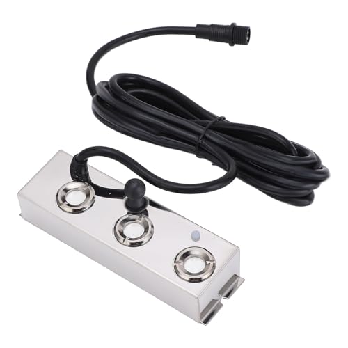Ultraschall -Nebel -Maker Fogger 3 Köpfe Edelstahl Ultraschall Nebelbefeuchter mit 3 Metern Kabel für Gärten oder Terrassen 36V von Jeffergarden