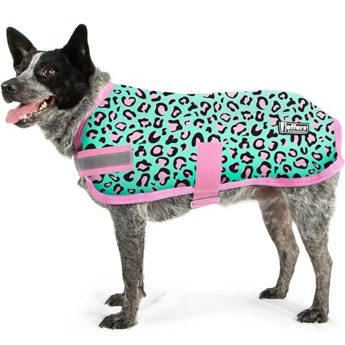 Jeffers Expression Party Hunde-Fleece-Teppich, weich, gemütlich, Haustierpullover, reflektierende Streifen, leichter Mantel, perfekt für kleine bis große Rassen, warmer Welpenpullover, waschbar, 66 cm von Jeffers
