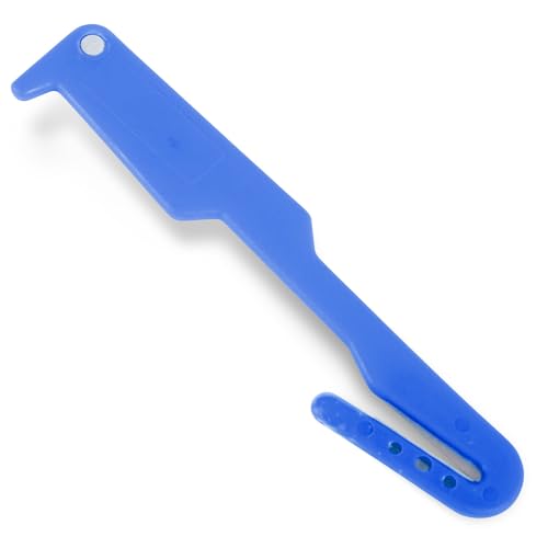 Jeffers Messer zum Entfernen von Ohrmarken für Viehbestand - Blau, sicheres und effizientes Werkzeug zur Entfernung von Tiermarken mit Magnet für einfache Lagerung, ideal für Rinder, Schafe, Ziegen von Jeffers