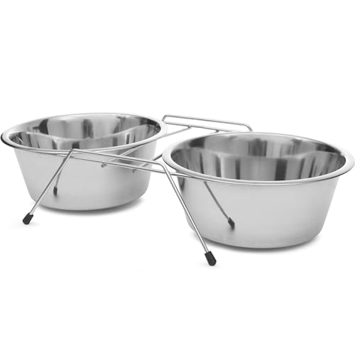 Jeffers Niedriger Futternapf aus Edelstahl, 77420D, rutschfester Rahmen, spülmaschinenfest, ideal für Wasser und Futter für Hunde und Katzen, BPA-frei, leicht zu reinigen Jeffers Niedriger Futternapf aus Edelstahl, 77420D, rutschfester Rahmen, spülmaschinenfest, ideal für Wasser und Futter für Hunde und Katzen, BPA-frei, leicht zu reinigen von Jeffers
