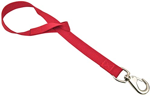 Jeffers Vieh-Nylon-Eimergurt 61 cm – robuster Karabinerhaken zum Aufhängen von Wassereimern, Futterspendern, Heusäcken – einfach zu bedienende Zaunschienenschlaufe für Scheune, Pferd, Ziege, Hund Jeffers Vieh-Nylon-Eimergurt 61 cm – robuster Karabinerhaken zum Aufhängen von Wassereimern, Futterspendern, Heusäcken – einfach zu bedienende Zaunschienenschlaufe für Scheune, Pferd, Ziege, Hund von Jeffers