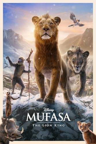 Jefuzh Mufasa: Der König der Löwen 2024 Filmposter für Jungen und Mädchen, Schlafzimmer, Dekoration, Wandkunstdruck, Geschenk, Poster, 40,6 x 61 cm, ungerahmt Jefuzh Mufasa: Der König der Löwen 2024 Filmposter für Jungen und Mädchen, Schlafzimmer, Dekoration, Wandkunstdruck, Geschenk, Poster, 40,6 x 61 cm, ungerahmt von Jefuzh