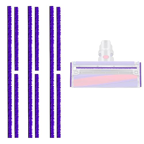 9 Stück weiche Plüschstreifen Zubehör für Dyson V6 V7 V8 V10 V11 V12 Staubsauger Weicher Rollenkopf Ersatzteile von Jegehoyo