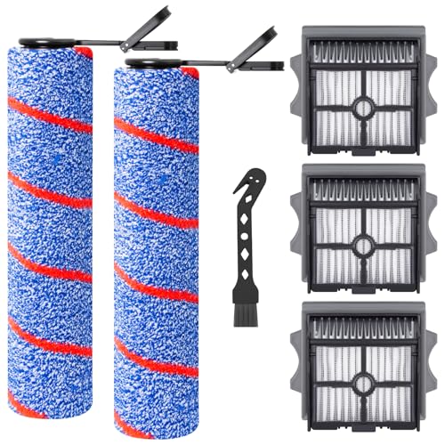 Bürstenwalzen und Filter Ersatzteile für Tineco Floor One S7 Artist/Stretch S6/SWITCH S6/SWITCH S6 Stretch/SWITCH S7 Stretch/S7 Stretch Steam/S7 Stretch Ultra/S9 Artist/Stretch S6 Lite Trockensauger von Jegehoyo