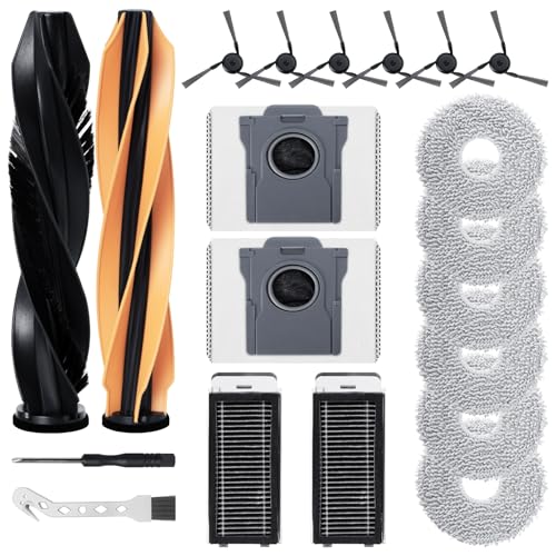 Jegehoyo 20-teiliges Ersatzteil-Zubehör-Set für DREAME L40s Pro Ultra / X50 Ultra Complete / X50 Master / L50 Pro Ultra, für Mova V50 Ultra Complete Roboter Staubsauger von Jegehoyo