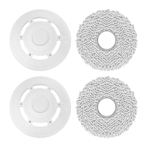 Jegehoyo Mopptücher mit Wischplatten Ersatzteile für Ecovacs Deebot T20 Omni / T20e Omni Roboter Staubsauger Wischpad Wischmopp Mopphalterung von Jegehoyo