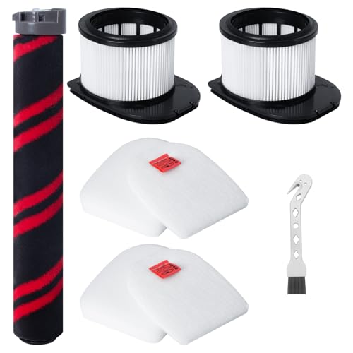 Jegehoyo Zubehör-Set Rollenbürsten Filter für Shark IZ400UK IZ400UKT IZ400UKTBK IZ400UKTSB IZ420UK IZ420UKT Handstaubsauger, 1 RollerBrush, 2 HEPA-Filter, 2 Schaumstoff- und Filzfilter von Jegehoyo