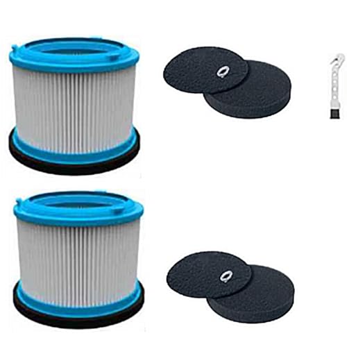 Jegehoyo 2 HEPA-Filter, 2 Schwämme, 1 Reinigungsbürste, Zubehörset für Bissell PowerClean FurGuard (4039)/PowerClean FurFinder (4052) Akku-Staubsauger von Jegehoyo