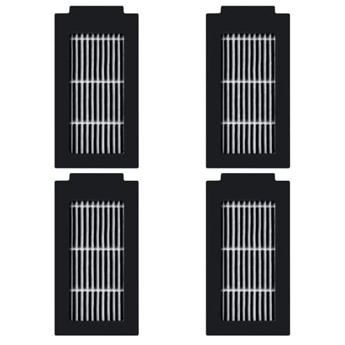 Jegehoyo 4 Stück Ersatz-HEPA-Filter für Ecovacs Deebot T50 Omni / T50 Pro Omni / T30C Omni Roboter-Staubsauger-Zubehör von Jegehoyo