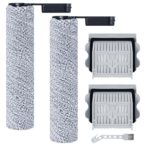 Jegehoyo Zubehörset für Roborock Flexi/Flexi Pro Nass-Trocken-Sauger mit Saugleistung Zubehör, 2 Bürstenrollen + 2 HEPA-Filter + 1 Reinigungsbürste von Jegehoyo
