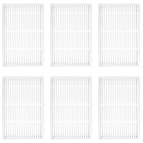 Jegehoyo 6 Stück Ersatz-HEPA-Filter für Tapo RV30 Max Plus/Tapo RV30 Max/Tapo RV20 Max Plus/Tapo RV20 Max Roboter-Staubsauger-Zubehör von Jegehoyo