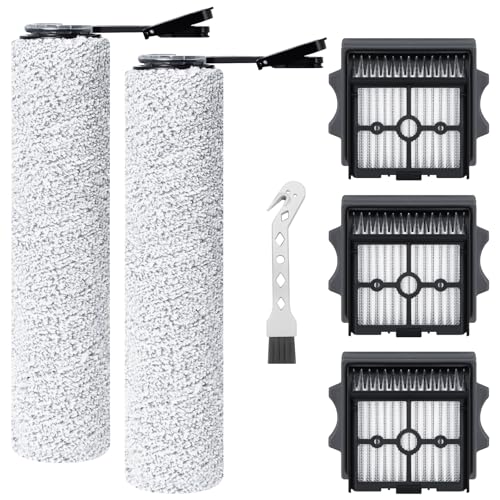 Jegehoyo Bürstenrolle Filter Ersatzteile für Tineco FLOOR ONE stretch S6/FLOOR ONE SWITCH S6/FLOOR ONE S6 stretch lite/FLOOR ONE S7 Stretch Ultra/FLOOR ONE S9 Artist Nass- und Trockensauger von Jegehoyo