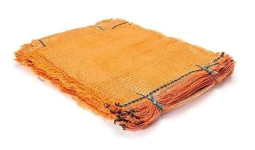 Jehaplast 100 Stück Raschelsäcke Kartoffelsack Gemüsesack Zwiebelsack alle Größen (ca. 60 x 100 cm für 50,0 kg) von Jehaplast