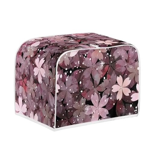 Jeiento Rosafarbene Kirschblüten-Toaster-Abdeckung, 4 Scheiben, kleine Brot-Abdeckung, Toaster-Gerät, staubdichte Abdeckung, Küche, Broiler, Organizer-Tasche, staubdicht Jeiento Rosafarbene Kirschblüten-Toaster-Abdeckung, 4 Scheiben, kleine Brot-Abdeckung, Toaster-Gerät, staubdichte Abdeckung, Küche, Broiler, Organizer-Tasche, staubdicht von Jeiento
