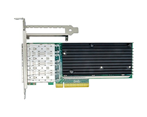 Jeirdus 10G PCI-E Server Adapter NIC X710-DA4+4 SFP+ Slots Network Card Jeirdus 10G PCI-E Server Adapter NIC X710-DA4+4 SFP+ Slots Network Card von Jeirdus
