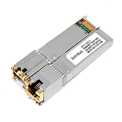 Jeirdus 10G SFP+ Modul 10 Gigabit Transceiver 10GBase-T: 30m For Intel von Jeirdus