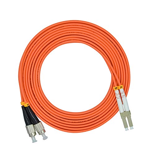 Jeirdus Duplex-Glasfaserkabel (LC SC FC ST), 62,5/125, Multi-Modus, Patchkabel 1M/3.3ft LC-FC von Jeirdus
