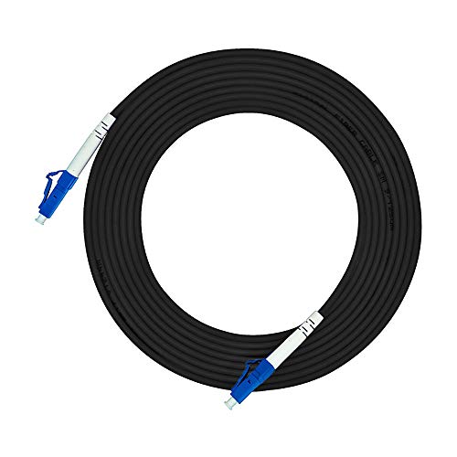 Jeirdus Optisches Patchkabel, LC auf LC, für den Außenbereich, 150 m, Simplex, 9/125 SMF, Singlemode, LC-LC Jeirdus Optisches Patchkabel, LC auf LC, für den Außenbereich, 150 m, Simplex, 9/125 SMF, Singlemode, LC-LC von Jeirdus