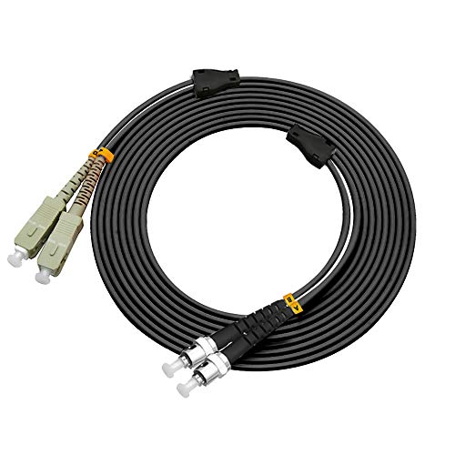 Jeirdus Optisches Patchkabel, SC auf ST, Duplex, 50/125, OM2, Multimode, 30 m, SC-ST Jeirdus Optisches Patchkabel, SC auf ST, Duplex, 50/125, OM2, Multimode, 30 m, SC-ST von Jeirdus