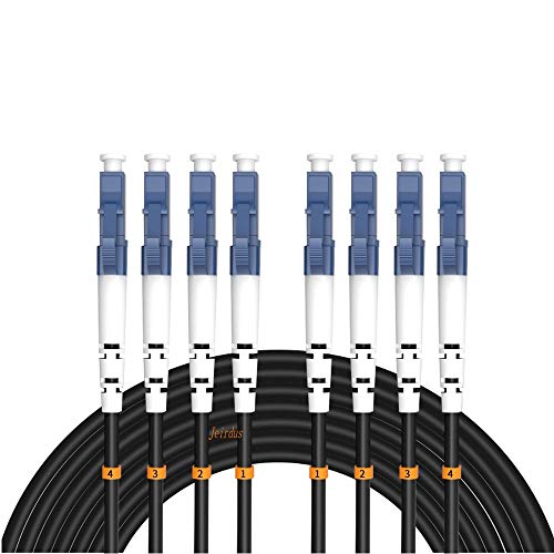 Jeirdus Optisches Patchkabel LC auf LC, 4-adrig, 9/125 SM, 150 m Jeirdus Optisches Patchkabel LC auf LC, 4-adrig, 9/125 SM, 150 m von Jeirdus