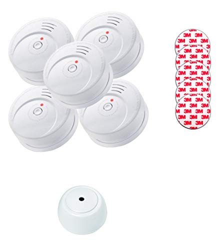 Jeising Sicherheits Set GS506 G 5er Set Rauchmelder/Brandmelder/ 10 Jahre Batterie KRIWAN Zertifiziert EN14604 inkl. 5 x Magnetbefestigung 3M Premium selbstklebend + gratis Wassermelder GS158 Jeising Sicherheits Set GS506 G 5er Set Rauchmelder/Brandmelder/ 10 Jahre Batterie KRIWAN Zertifiziert EN14604 inkl. 5 x Magnetbefestigung 3M Premium selbstklebend + gratis Wassermelder GS158 von Jeising