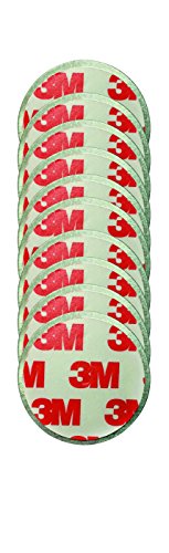 Jeising Mini 10er Magnetpad Set zur Befestigung von Mini Rauchmeldern 3M Premium selbstklebend von Jeising