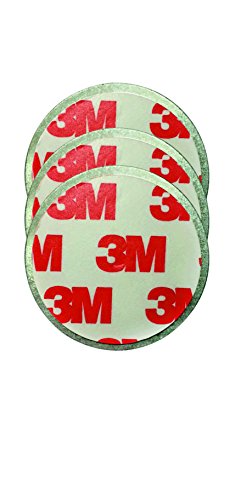 Jeising Mini 3er Magnetpad Set zur Befestigung von Mini Rauchmeldern 3M Premium selbstklebend von Jeising