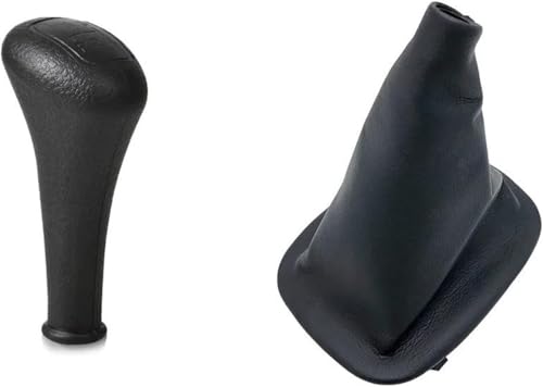 Jeiuvrao Leder-Schaltknauf Für benz CES Klasse Schaltknauf Hebel Shifter Boot Abdeckung Fall(5 Speed Combo) von Jeiuvrao