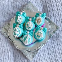 Christbaumschmuck Set, Türkis Weihnachtsdeko, Christbaumschmuck, Ballerina Ornament, Shabby Chic Weihnachtsschmuck, Geschenk-Set von JelannyHomeDecor