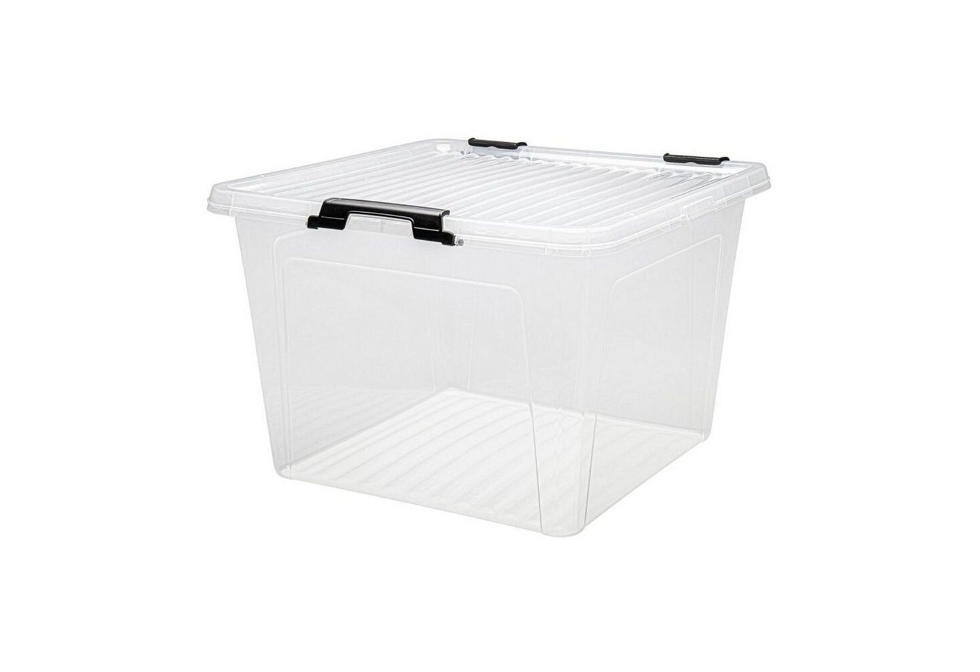 Jelenia Plast Aufbewahrungsbox 23x Scharnierbox 26L 40x40x27cm Transparent Deckel Aufbewahrung Spielz von Jelenia Plast