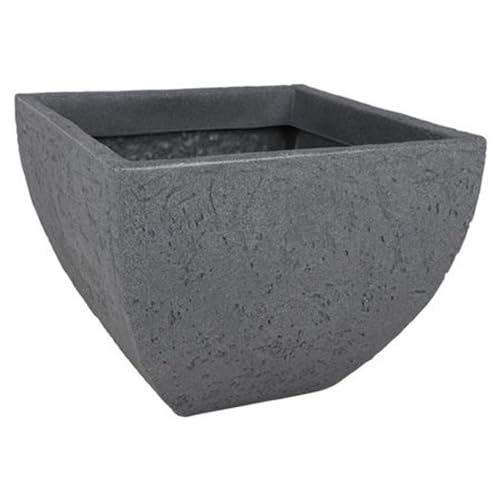 Jelenia Plast Pflanztopf Stone 40x40cm Blumentopf Pflanzkübel Blumenkübel Übertopf Gartendeko von Jelenia Plast