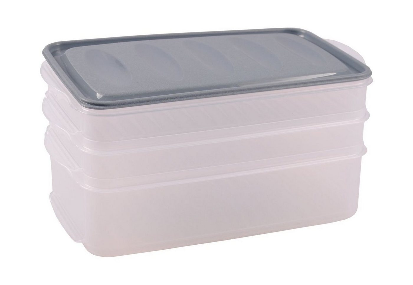Jelenia Plast Vorratsdose Aufschnittdosen-Set Aufschnittbox Frischhaltedose Kühlschrankdose Vorr, Kunststoff von Jelenia Plast