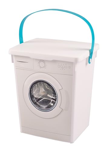 Jelenia Plast Waschpulverbox Waschmittelbox Eimer 5 Liter Waschmitteldose Waschmittelbehälter von Jelenia Plast