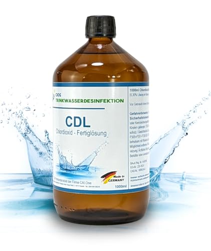 1L - 1000ml CIOS CDL/CDs Chlordioxid Fertiglösung 0,3% - Chlorine Dioxide Solution – CDLs Chlor Dioxid - frisch + Pipette von Jelly Joker