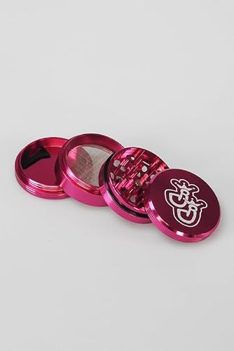 Jelly Joker Aluminium-Matrix Grinder (55mm, Pink) von Jelly Joker
