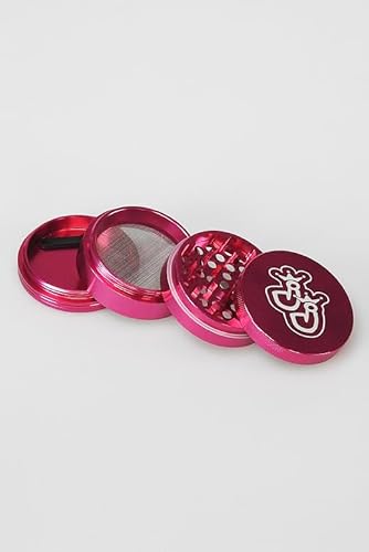 Jelly Joker Grinder 4-teilig (55mm, Pink) von Jelly Joker