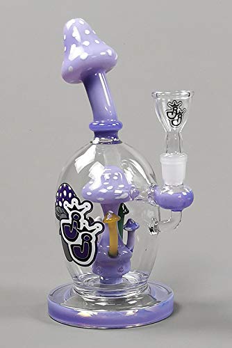 Jelly Joker Mushroom5001 Glasbong - 35cm - 5mm + Feuerzeug von Jelly Joker