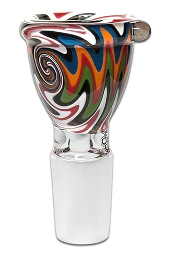 Kopf “Swirl Rainbow02” für deine Bong – Schliff 18,8mm von Jelly Joker