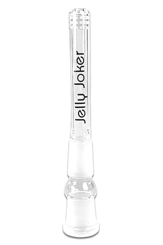 Schlitz-Diffusor-Chillum 18,8mm - 14cm Länge - Borosilikatglas von Jelly Joker
