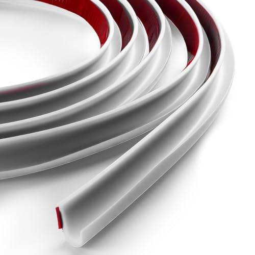 J Shape RV-regenrinne, 3M PVC Selbstklebend Gummi Dach-Regenumleitungsstreifen Regenrinnen, RV Regenrinne Kunststoff Dachregenumleitung Kastenrinne für Autos, LKWs,Wohnmobile, Bootstüren, Weiß J Shape RV-regenrinne, 3M PVC Selbstklebend Gummi Dach-Regenumleitungsstreifen Regenrinnen, RV Regenrinne Kunststoff Dachregenumleitung Kastenrinne für Autos, LKWs,Wohnmobile, Bootstüren, Weiß von Jellybibo