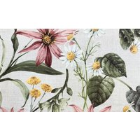 Daisy Days Tischläufer. 135 cm X 30 Oder 40 , 53 Inch 16 .baumwolle/Leinen Uk Tischdecke von Jelubee