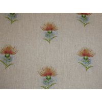 Distel Tischdecke 135cm Breit Bis Zu 350cm Lang .baumwolle Leinen Uk von Jelubee