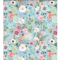 Florale Blumen Tischdecken. Rechteckig, Oval Oder Rund. 145 cm Breit Bis Zu 400 Lang .cotton Uk Tischdecke. Osz von Jelubee