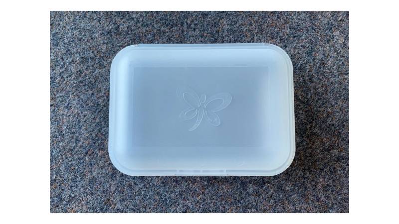 Jemako Aufbewahrungsbox Vesperdose Brotbox Lunchbox Kunststoff-Behälter transparent Jemako von Jemako