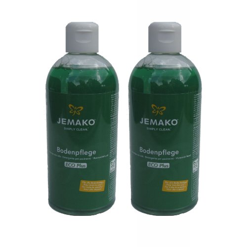 Jemako Bodenpflege 1 Liter (2 Flaschen á 500ml) von Jemako