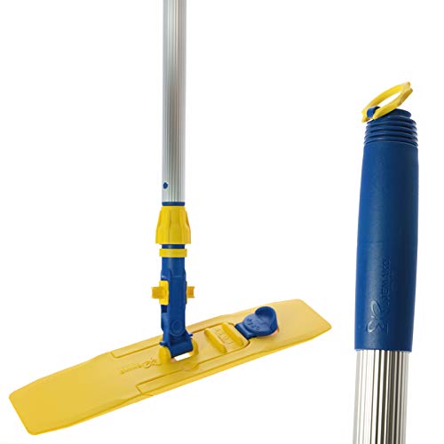 Jemako Bodenwischer 42 cm mit ausziehbarem Teleskopgriff und praktischem Fußschalter von Jemako